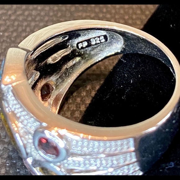 Multi colored stone ring - Picture 5 of 7